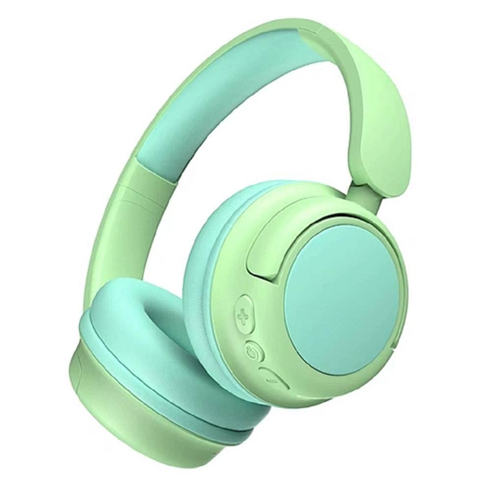 WIWU Wireless Bluetooth Headphone for Kids, KTD-02 GREEN, Green 