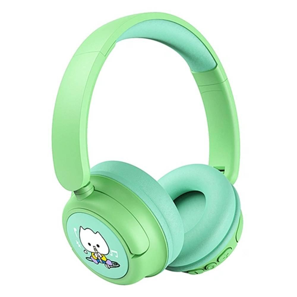 WIWU Wireless Bluetooth Headphone for Kids, KTD-02 GREEN, Green 