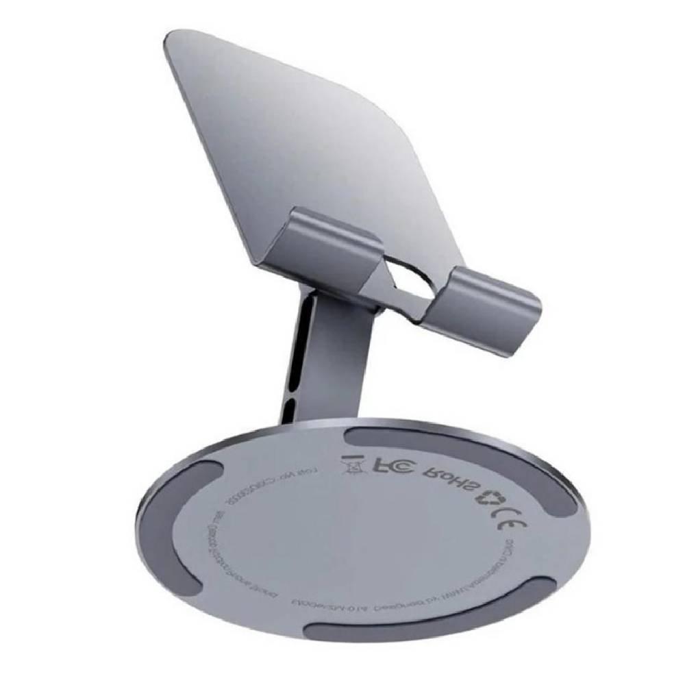 WiWU 360 Rotating Desktop Mobile Phone and Tablet Holder, ZM-014 - Grey 