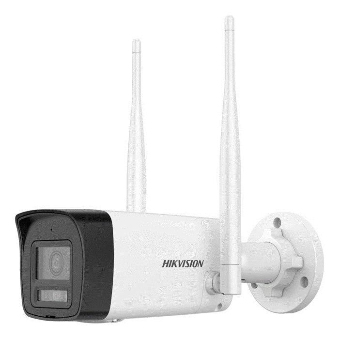 Hik Vision 4MP H.265 One Bullet + One PTDome Wi-Fi NVS Security Camera, NKS424W03H - White