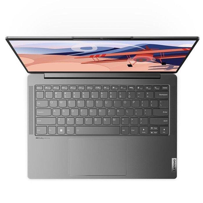 Lenovo Yoga Slim 6 Laptop, Intel Core i5-13500H, 16GB RAM, 512GB SSD, Iris Xe Graphics 14" WUXGA, Windows 11 Home, 83E0002GAX - Grey