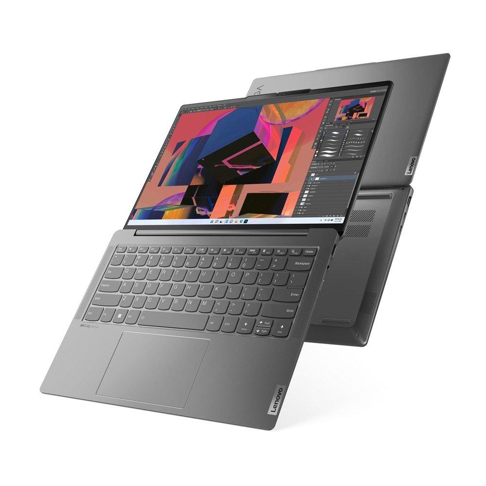 Lenovo Yoga Slim 6 Laptop, Intel Core i5-13500H, 16GB RAM, 512GB SSD, Iris Xe Graphics 14" WUXGA, Windows 11 Home, 83E0002GAX - Grey