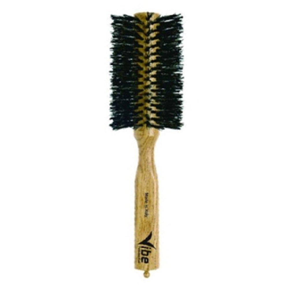 Vibe Professional 60mm Triangolo Round Hair Brush, 1405 - wooden