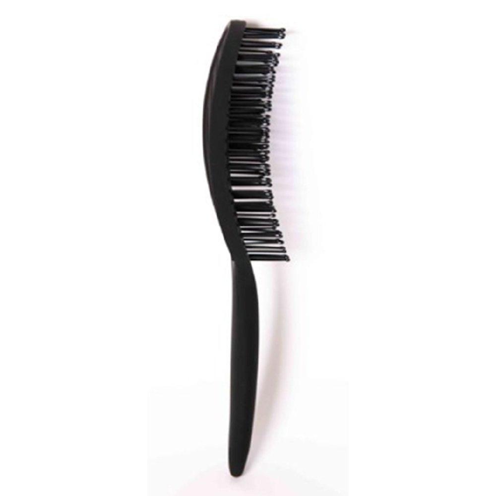 Vibe Professional Oval Curved Vent Hair Brush, AZ100N - Black