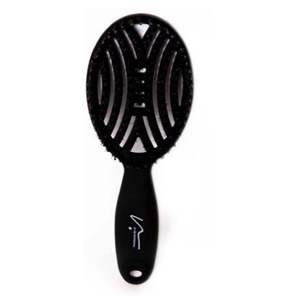 Vibe Professional Oval Curved Vent Hair Brush, AZ100PN- Black