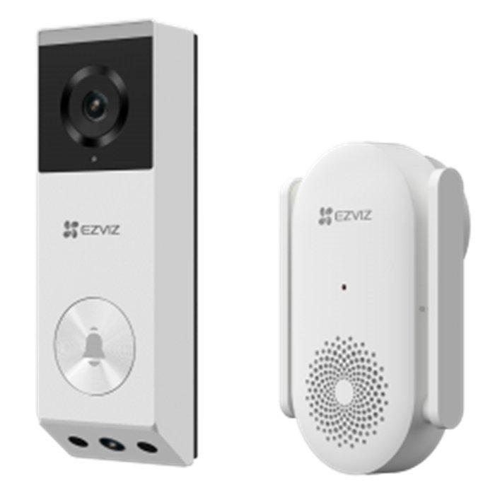 Ezviz EP3X 2K Video Doorbell Kit – White