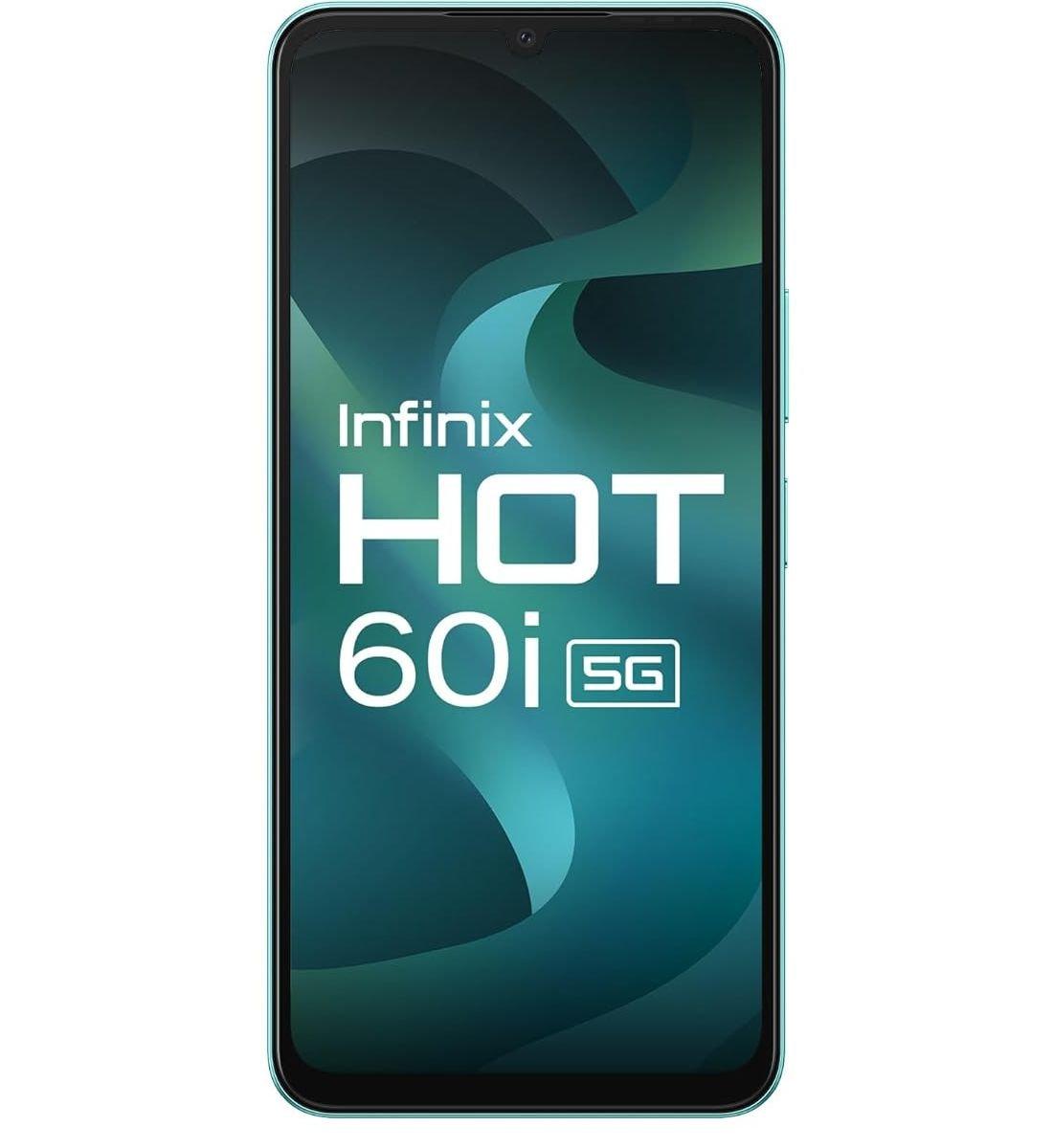 Infinix HOT 60i 5G,  MediaTek Dimensity 6400, 4GB RAM, 128GB, 6.75" - Green