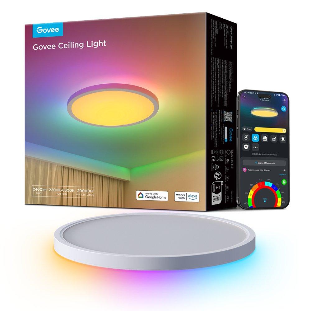 Govee 30cm Smart Ceiling Light, H80A1 – White