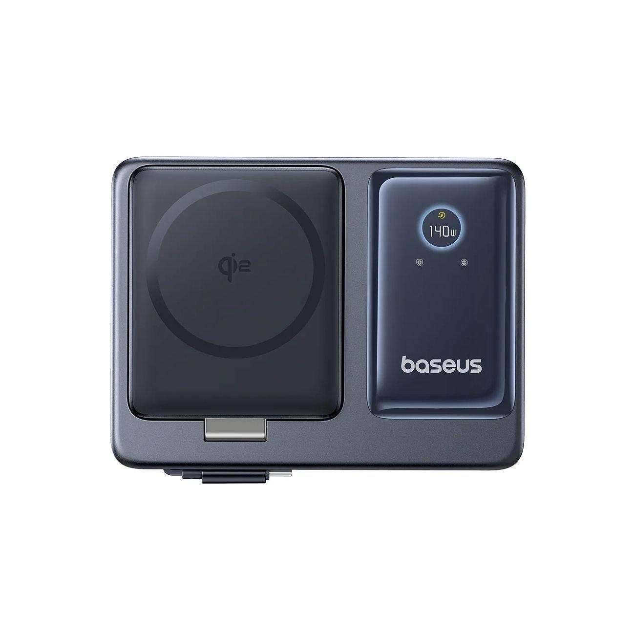 Baseus 5 in 1 Nomos Desktop Charger, 140W, Fast Charging, P10178800123-00 - Black.