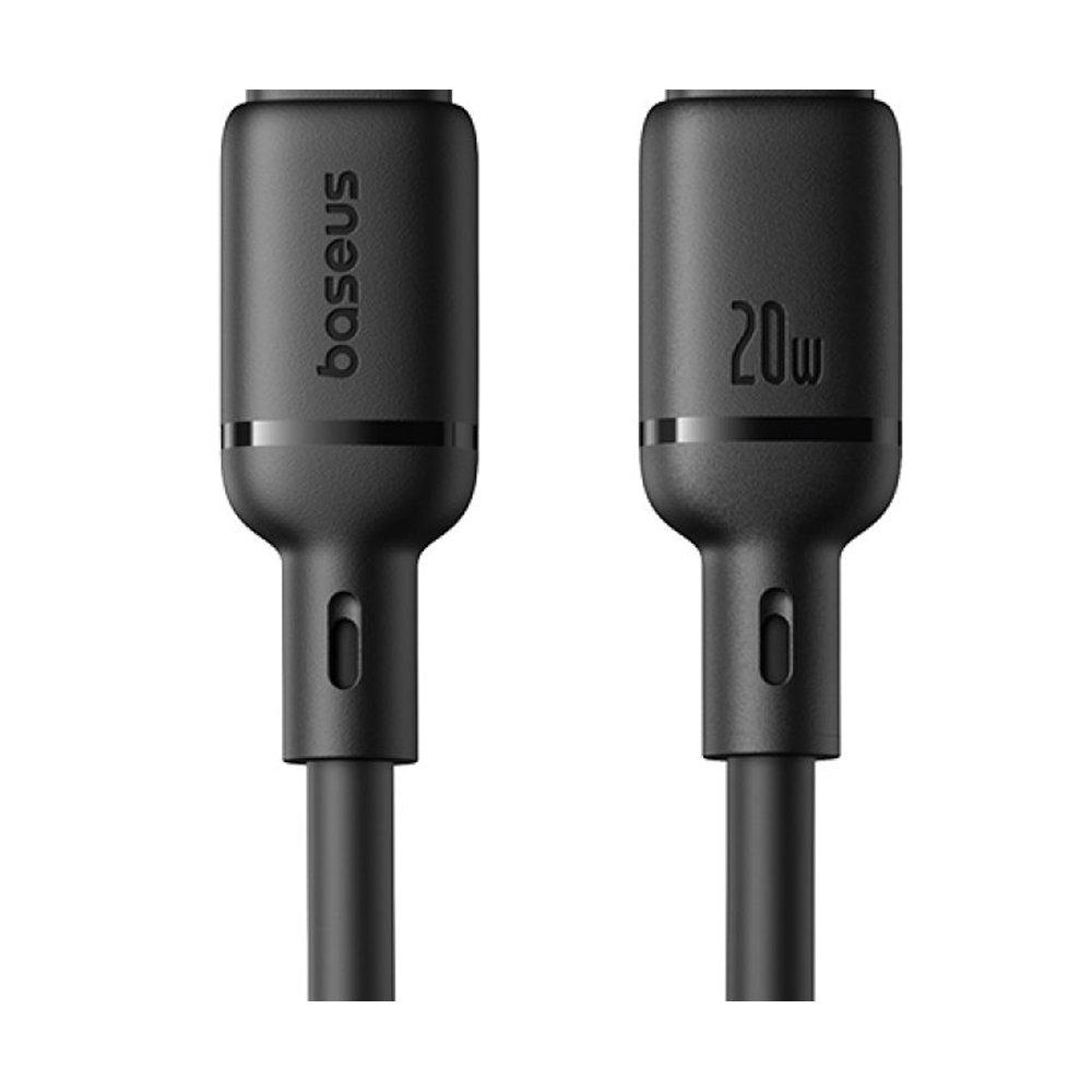 Baseus Silky USB-C to Lightning 20W Cable, 1M, P10377700113-00 - Cluster Black