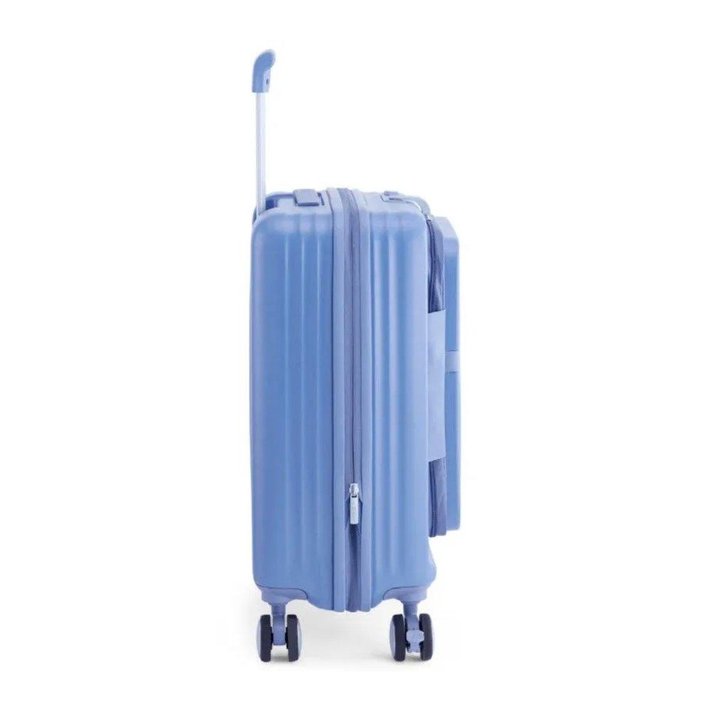 American Tourister Trento Hard Luggage Bag, Small -Blue