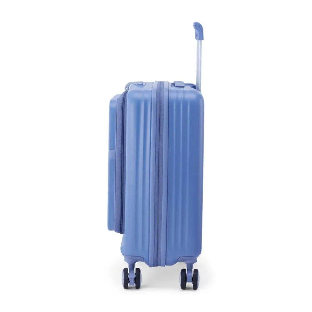 American Tourister Trento Hard Luggage Bag, Small -Blue