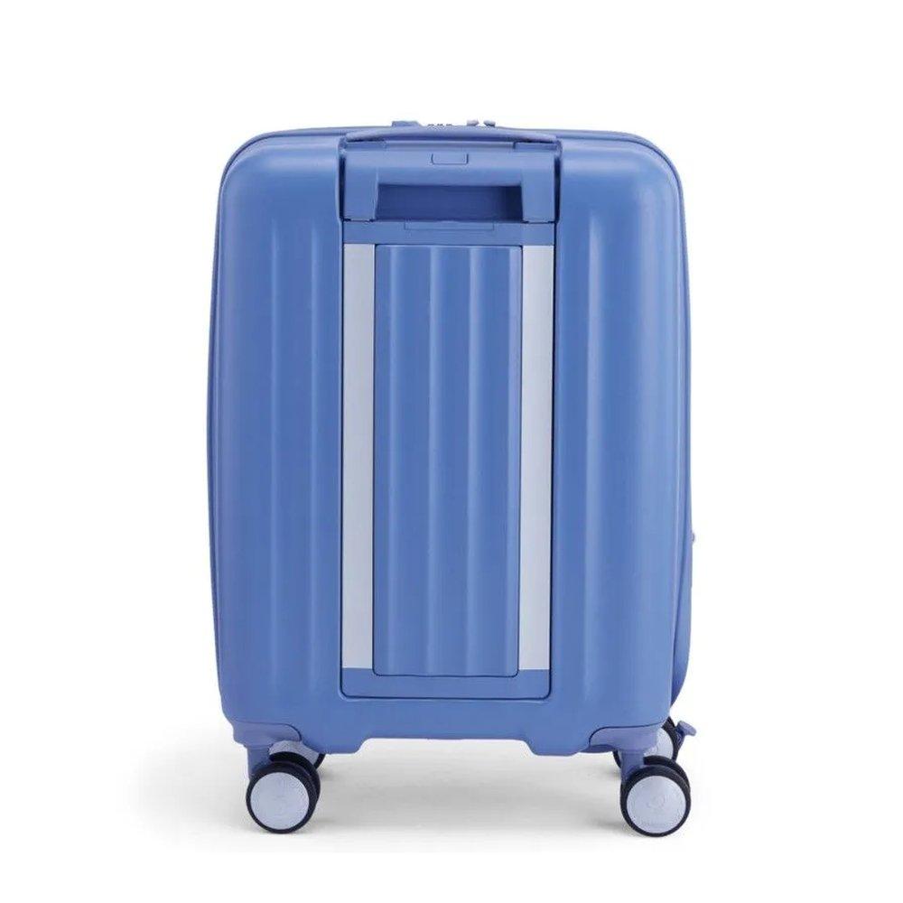 American Tourister Trento Hard Luggage Bag, Small -Blue