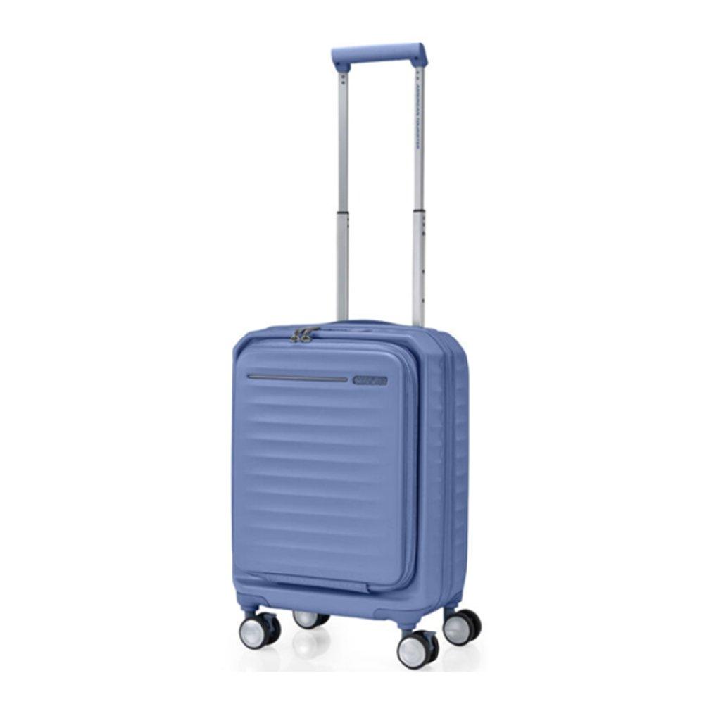 American Tourister Frontec Hard Luggage Bag, Polycarbonate, Small, HJ3X71028 - Blue