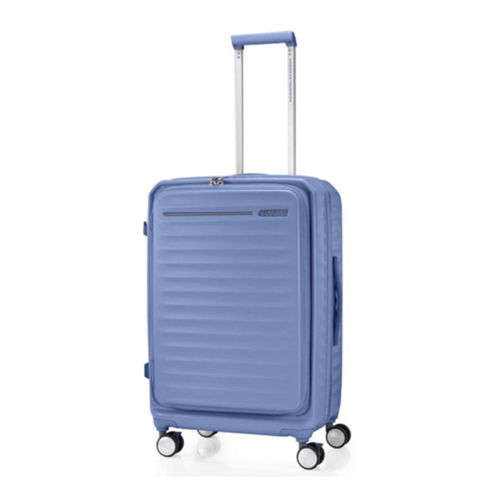 American Tourister Frontec Hard Luggage Bag, Polycarbonate, Medium, HJ3X71029 - Blue