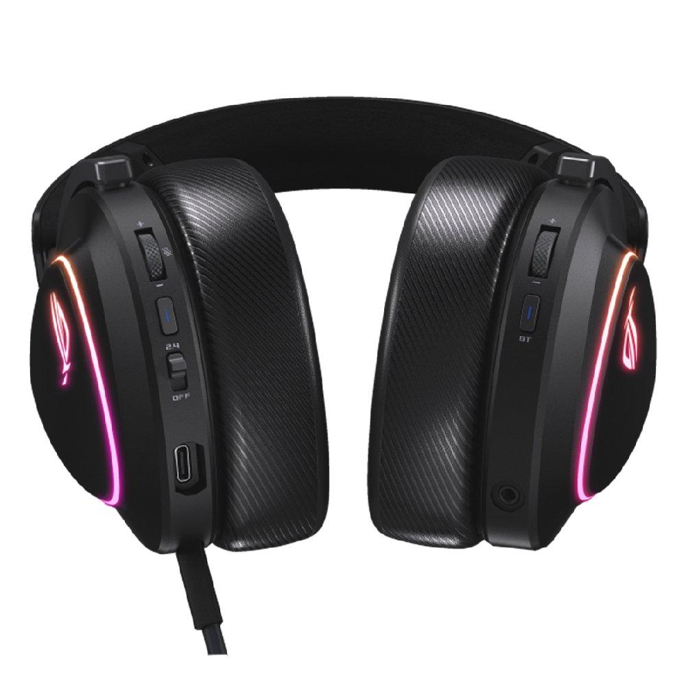 Asus ROG Delta II Wireless Gaming Headset, 90YH03W0-BHUA00 - Black