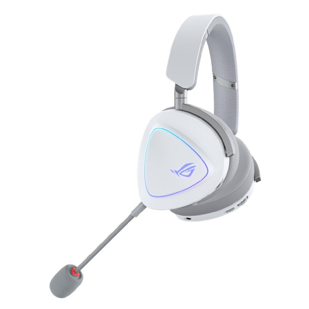 Asus ROG Delta II Wireless Gaming Headset, 90YH03W0-BHUA10 - White