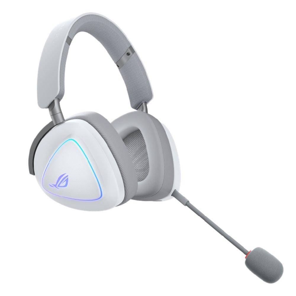 Asus ROG Delta II Wireless Gaming Headset, 90YH03W0-BHUA10 - White