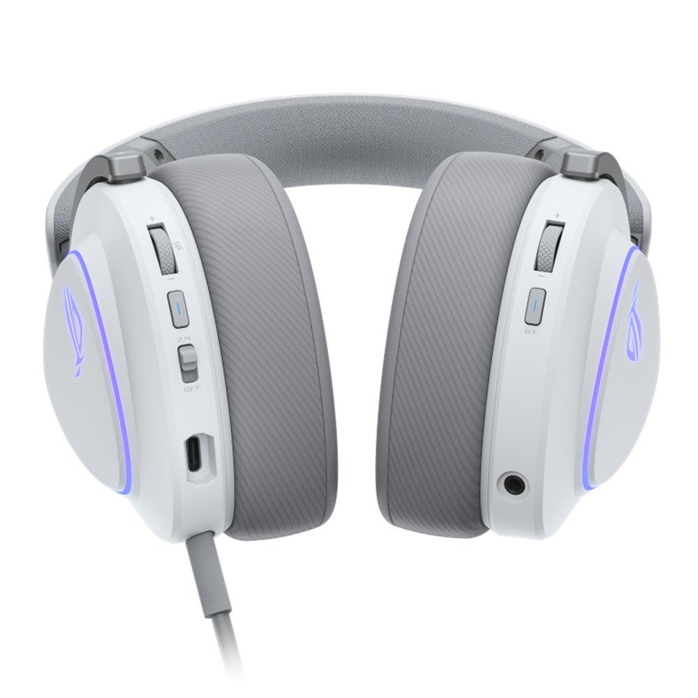 Asus ROG Delta II Wireless Gaming Headset, 90YH03W0-BHUA10 - White
