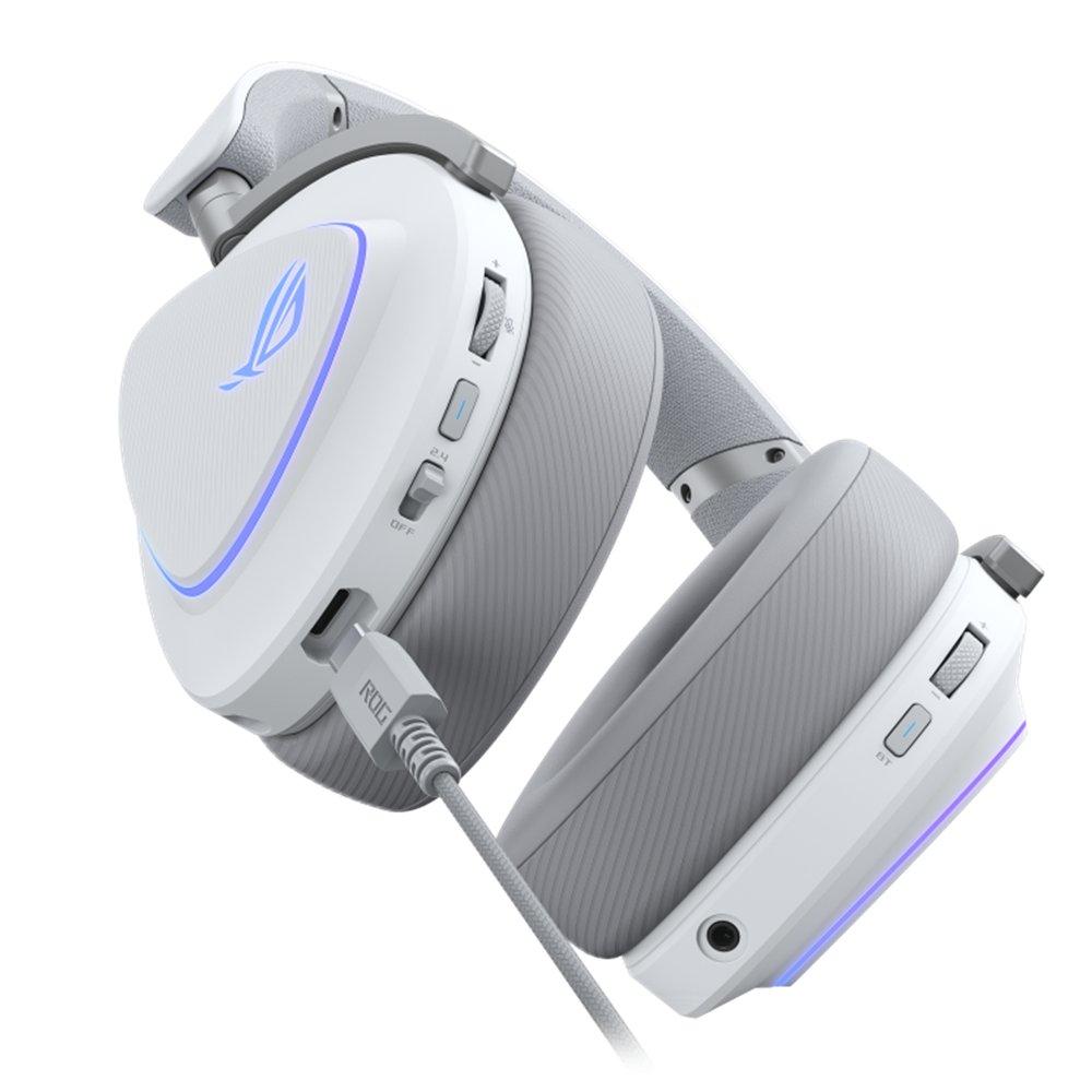 Asus ROG Delta II Wireless Gaming Headset, 90YH03W0-BHUA10 - White