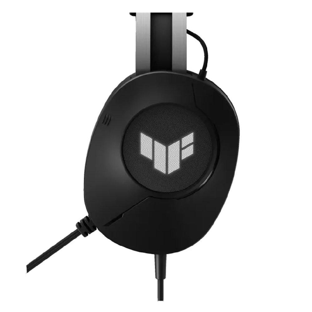 ASUS A302 TUF Gaming H1 Wired Gaming Headset, 90YH044B-BHUA00 - Black
