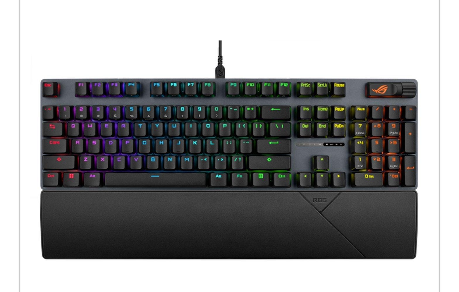لوحة مفاتيح ألعاب أسوس إكس إيه 14 آر أو جي ستريكس سكوب II إكس سلكية – أسود