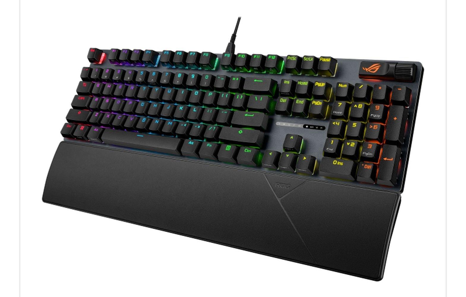 لوحة مفاتيح ألعاب أسوس إكس إيه 14 آر أو جي ستريكس سكوب II إكس سلكية – أسود