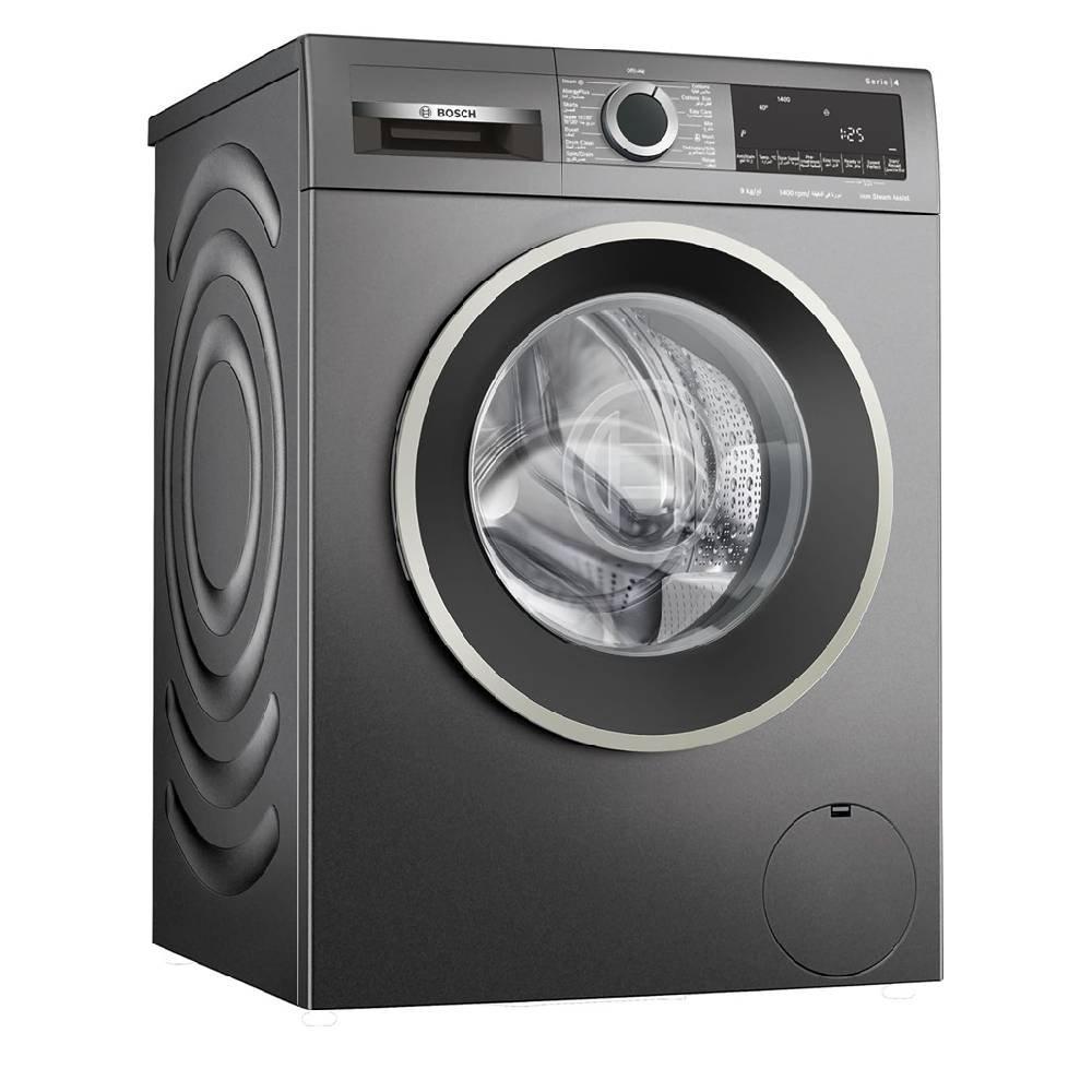 Bosch Front Load Washing Machine, 9kg, 1400RPM, WGA144ZRSA - Gray