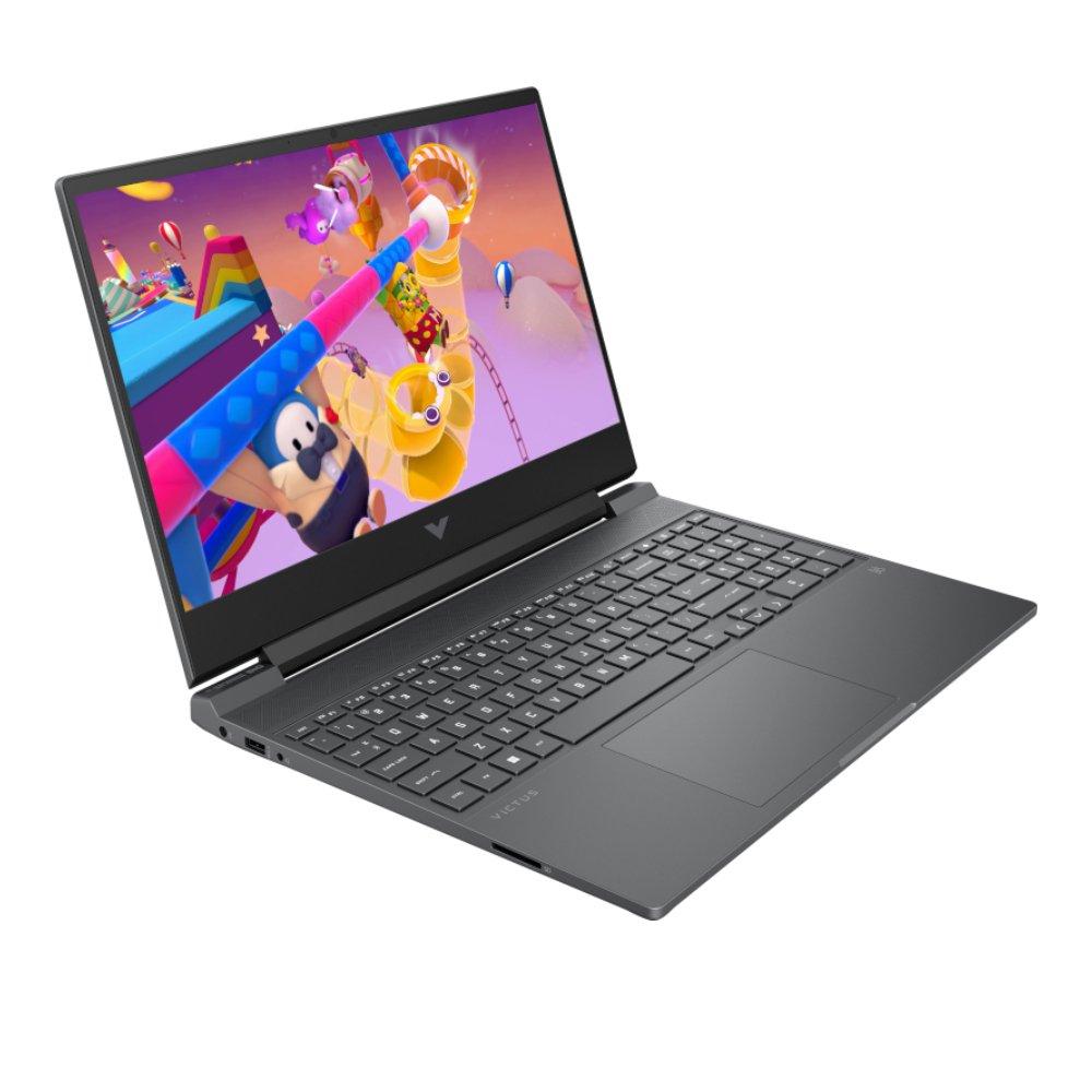 HP VICTUS 15 Gaming Laptop, AMD Ryzen 7, 15.6", 16GB RAM, 512GB SSD, NVIDIA GeForce RTX 3050, Windows 11 Home, C08R6EA#ABV - Mica silver   
