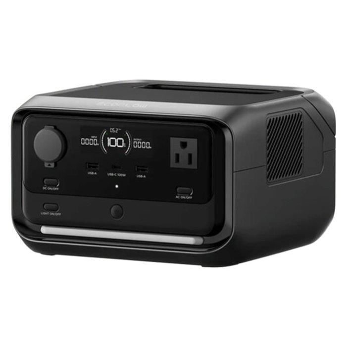 EcoFlow River 3 Plus 1200W Portable Power Station, EFRVR3PLUS-UK-CBOX – Black