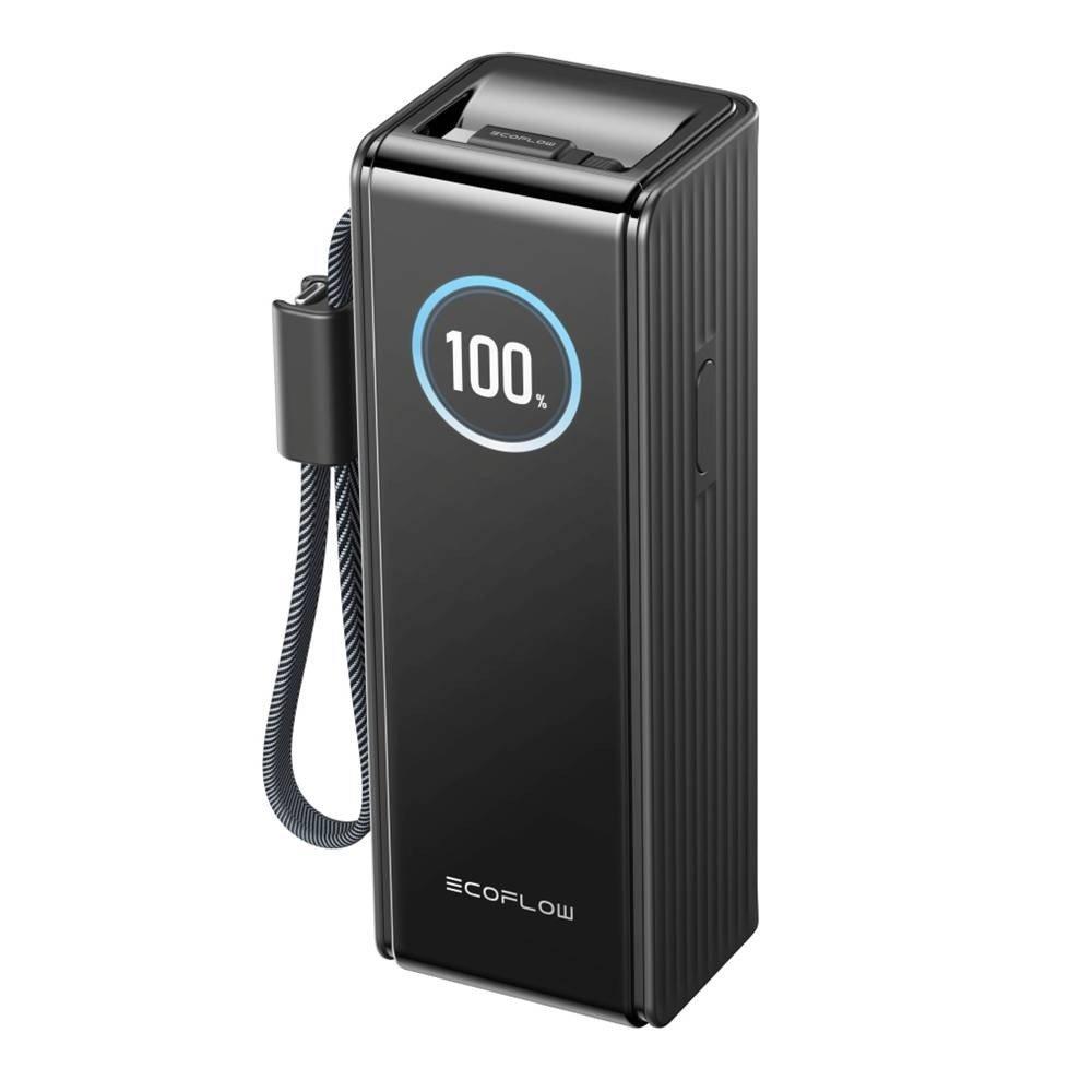 EcoFlow Power Bank Rapid Portable Charger, Triple 100W USB-C Ports, Fast Charger, EF-RPD25K100W-B-US - Black. Split it your way