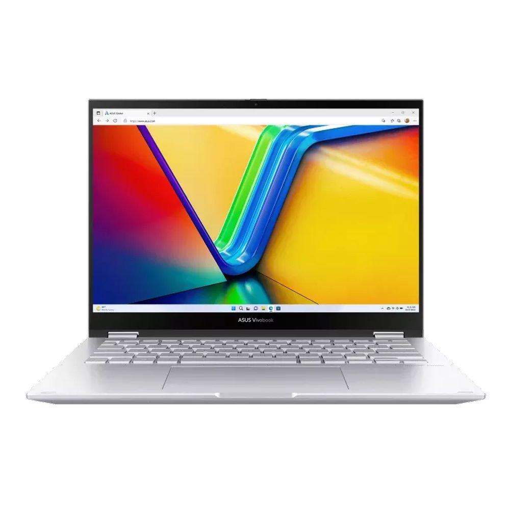 ASUS Vivobook S 14 Flip Laptop, Intel Core I5-13420H, 16 GB, 512 GB, Intel UHD Graphics, 14 Inch, Windows 11 Home, TP3402VA-LZ669W - Silver