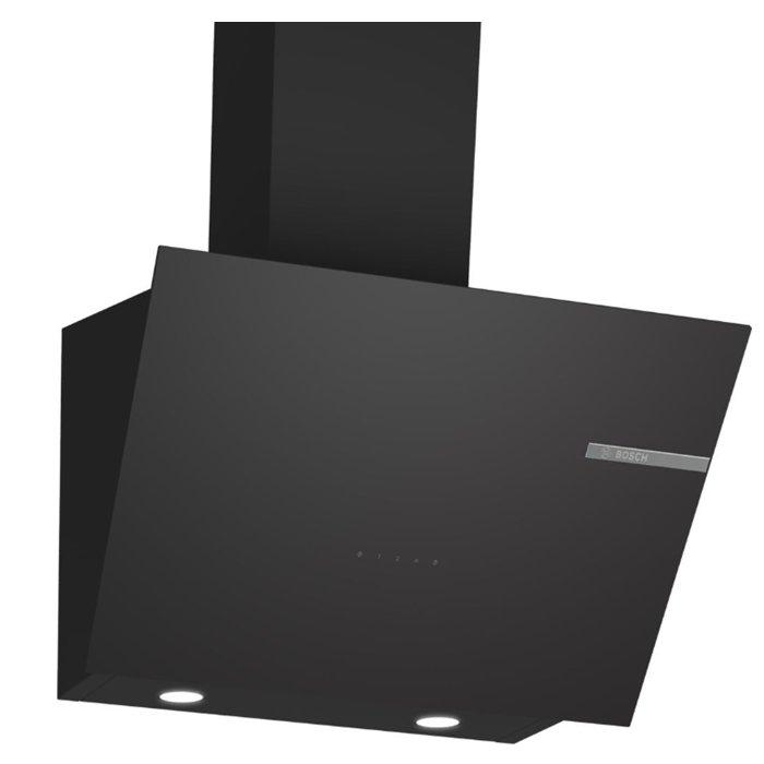 Bosch Series 4 60cm Wall-mounted Cooker Hood, DWK66PJ60M - Black