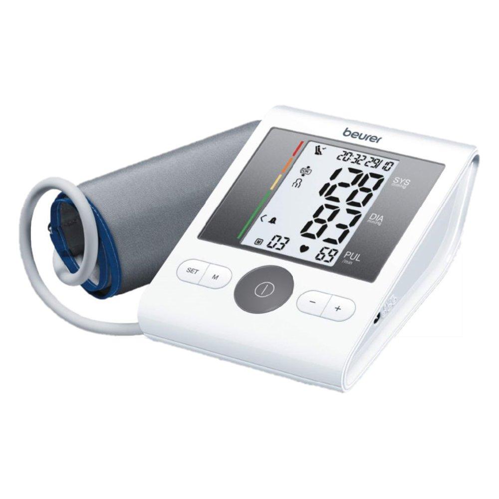 Beurer Upper Arm BP Monitor + Adaptor, BM 28 - White