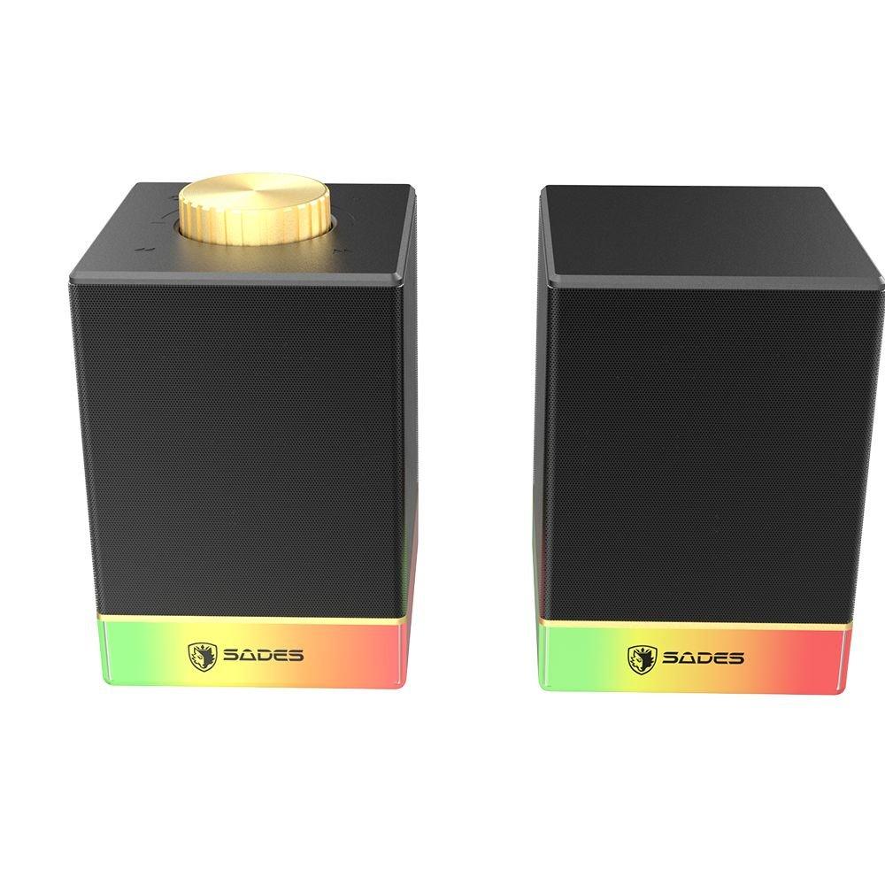 Sades Dionsyn SA-SP02 Desktop Stereo Speakers - Black