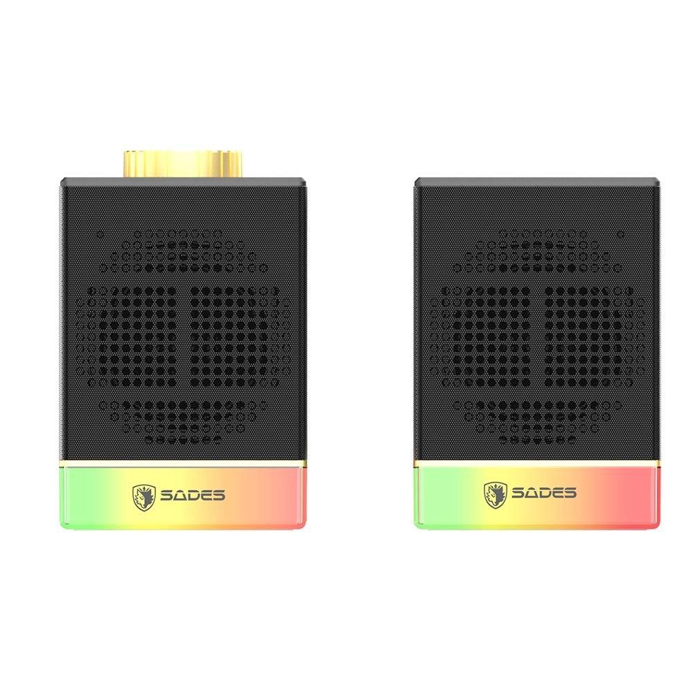 Sades Dionsyn SA-SP02 Desktop Stereo Speakers - Black