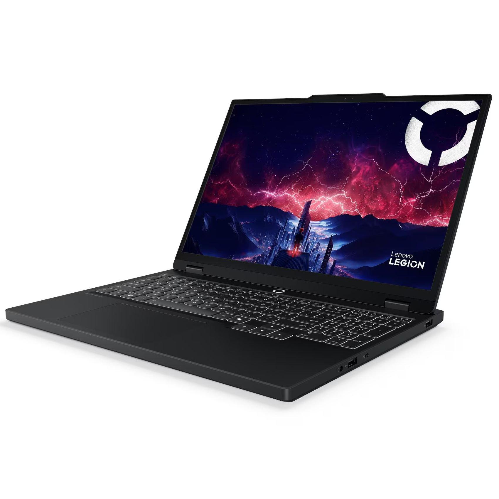 Lenovo Legion 5 Laptop, AMD Ryzen 7, 24 GB, 1 TB, NVIDIA GeForce RTX 5060, 15.1 inch OLED, Windows 11 Home, 83M0000MAX - Black.