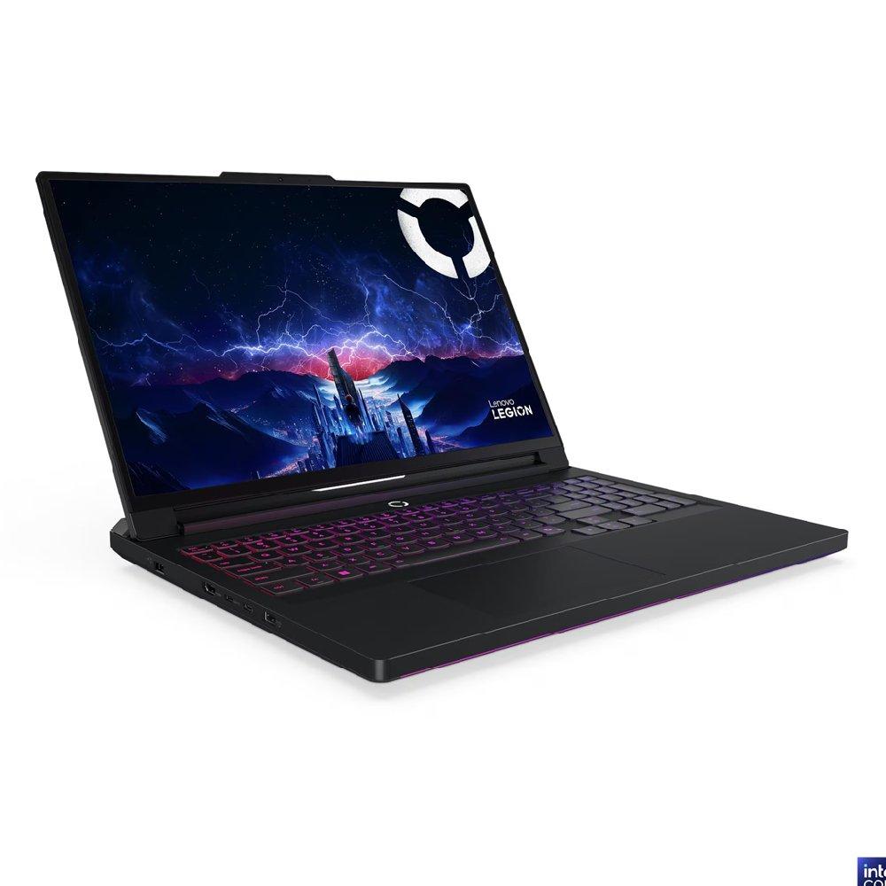 Lenovo Legion Pro 7 Gaming Laptop, Intel Core Ultra 9, 16", 64GB RAM, 2TB SSD, NVIDIA GeForce RTX 5080, Windows 11 Home, 83F5001SAX - Eclipse Black.
