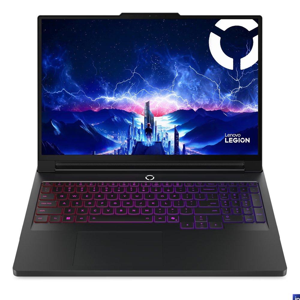 Lenovo Legion Pro 7 Gaming Laptop, Intel Core Ultra 9, 16", 64GB RAM, 2TB SSD, NVIDIA GeForce RTX 5080, Windows 11 Home, 83F5001SAX - Eclipse Black.