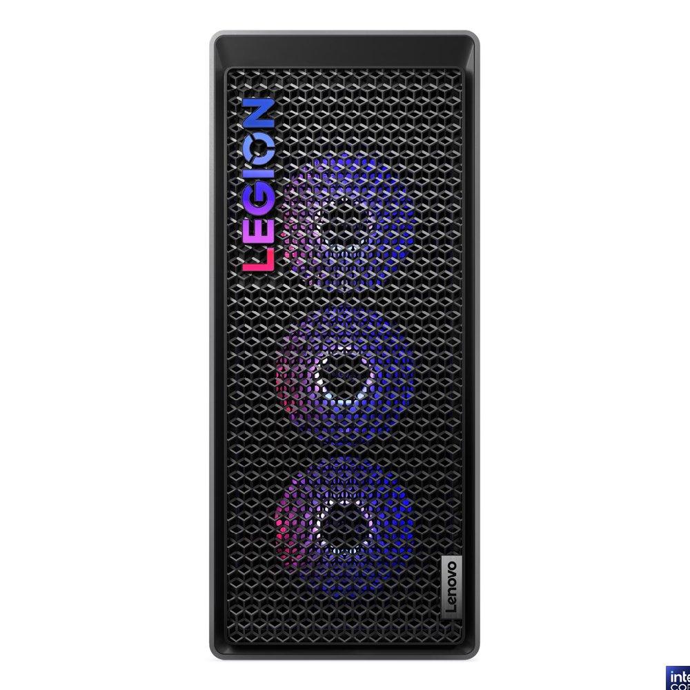 جهاز مكتبي ليجون تي7 للألعاب من لينوفو، انتل كور الترا 9، رام 128 جيجابايت، سعة 4 تيرابايت اس اس دي، نفيديا جي فورس ار تي اكس 5080، ويندوز 11 هوم، 90Y6004KAX - رمادي 