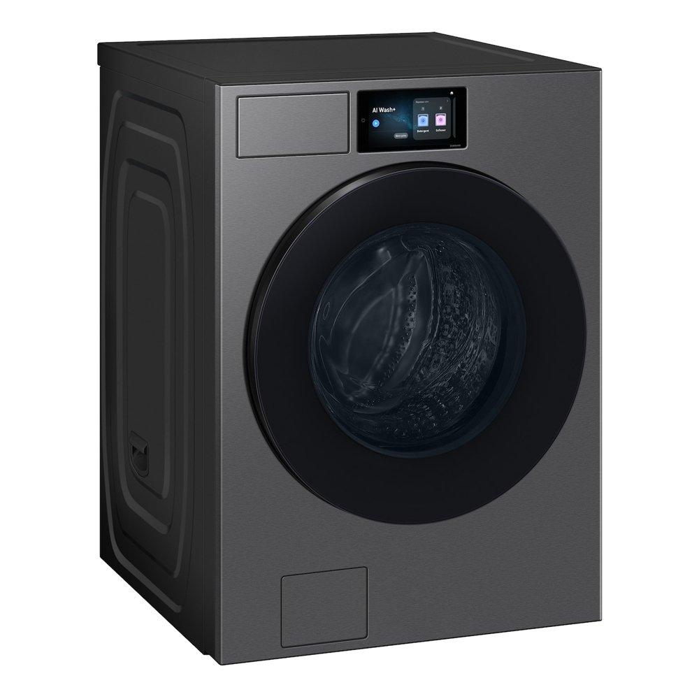 Samsung Front Load Washer, 21kg Washing Capacity, 11kg Drying Capacity, WD90F21BCSGK – Dark Steel