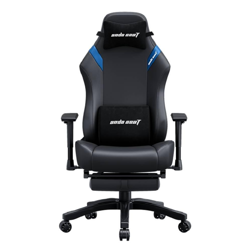 Andaseat Luna Pro Series Gaming Chair with Footrest, AD18T-44-BS-PV - Black/Blue