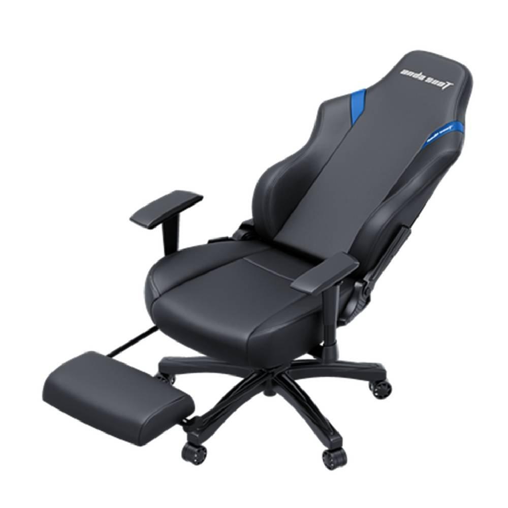 Andaseat Luna Pro Series Gaming Chair with Footrest, AD18T-44-BS-PV - Black/Blue