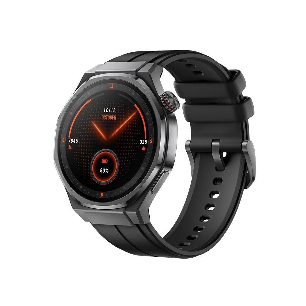 HONOR Watch 5 Ultra 64MB+8GB Black with Black Fluororubber Strap, TUMIR-B19S Split it your way