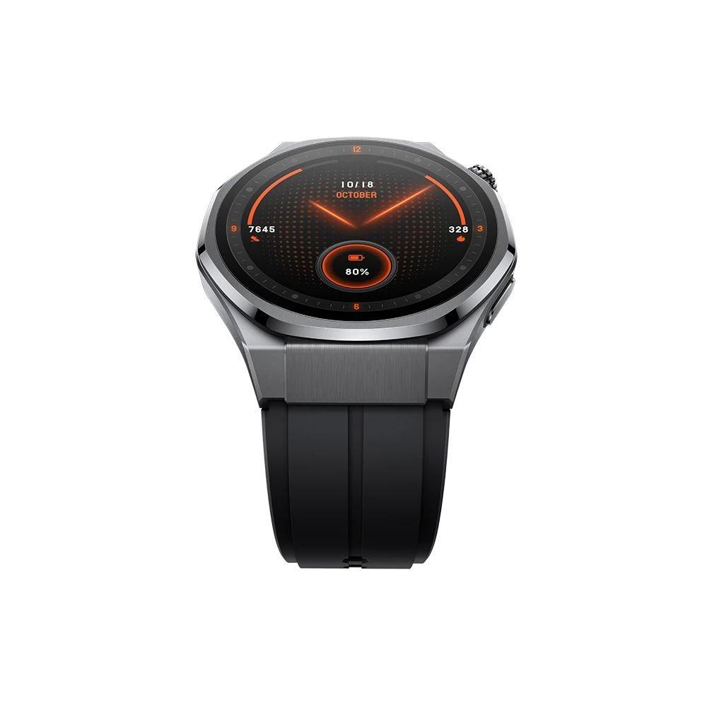 HONOR Watch 5 Ultra 64MB+8GB Black with Black Fluororubber Strap, TUMIR-B19S