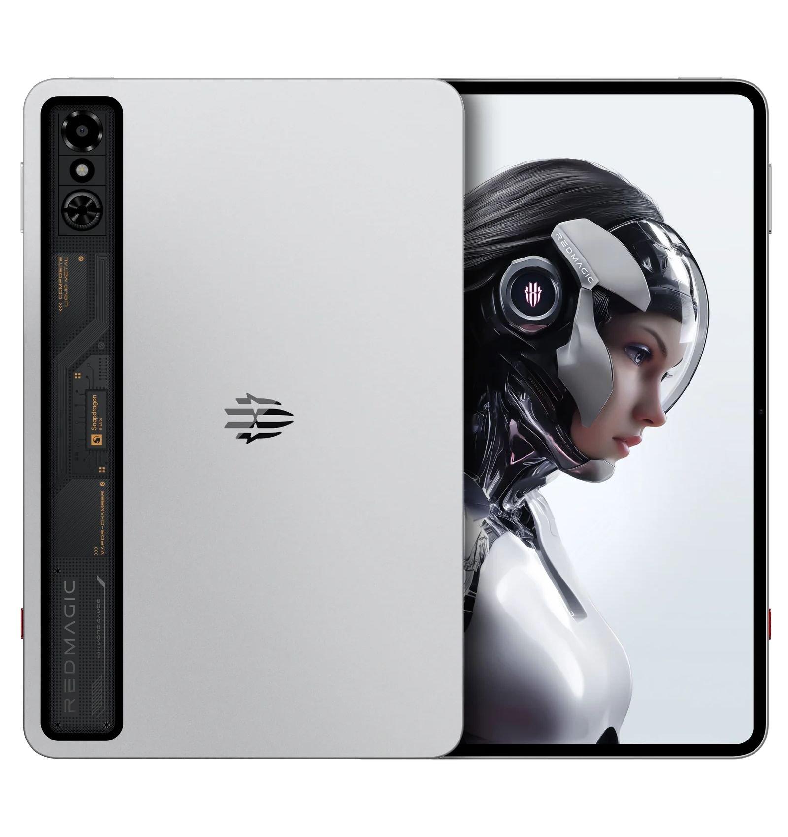 REDMAGIC Astra Gaming Tablet, Qualcomm Snapdragon 8 Elite, 16 GB, 512 GB, OLED 9.06 inch, NP05J-512 - STARFROST