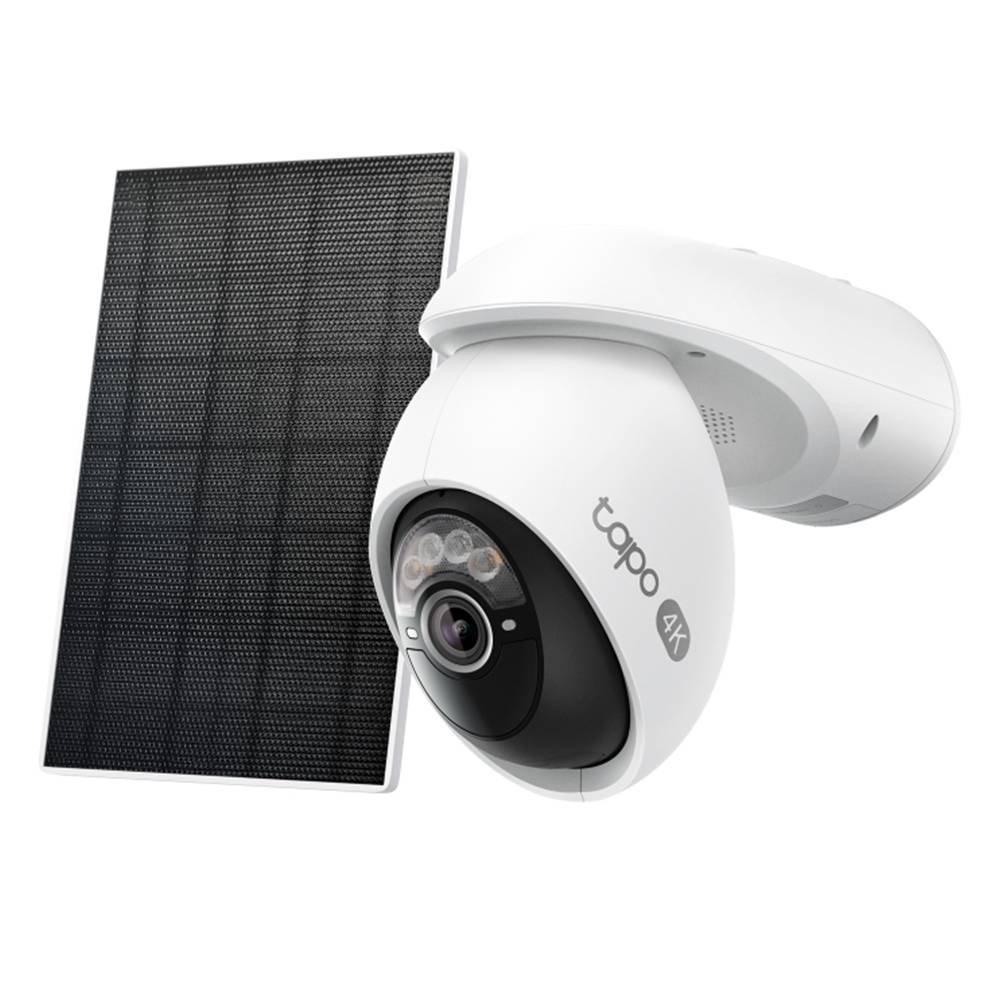 TP Link 4k Solar Powered Pan/Tilt Security Camera Kit - White 