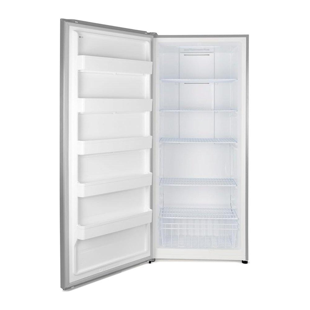 Hoover Convertible Upright Fridge-Freezer, 21 CFT, 592 Liters, HSFR-766-SR - Silver  