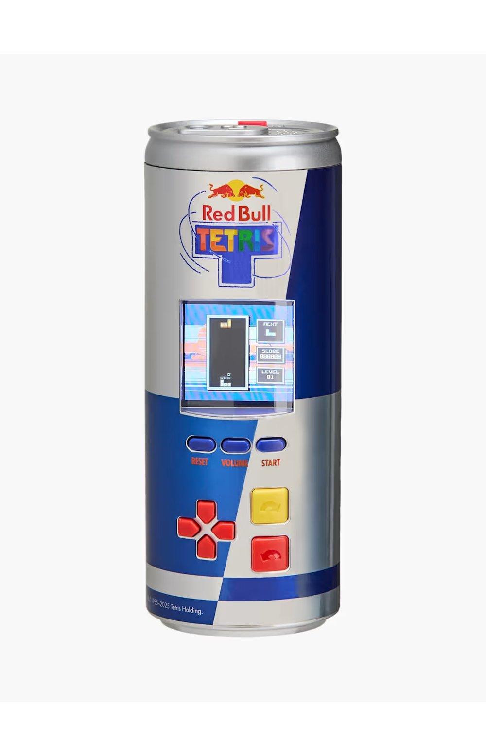 جهاز ألعاب محمول ريد بول تيتريس كان جيم، إصدار محدود بتعاون ريد بول × تيتريس، شاشة ملونة 1.55 بوصة، TETRIS-CAN-GAME – متعدد الألوان