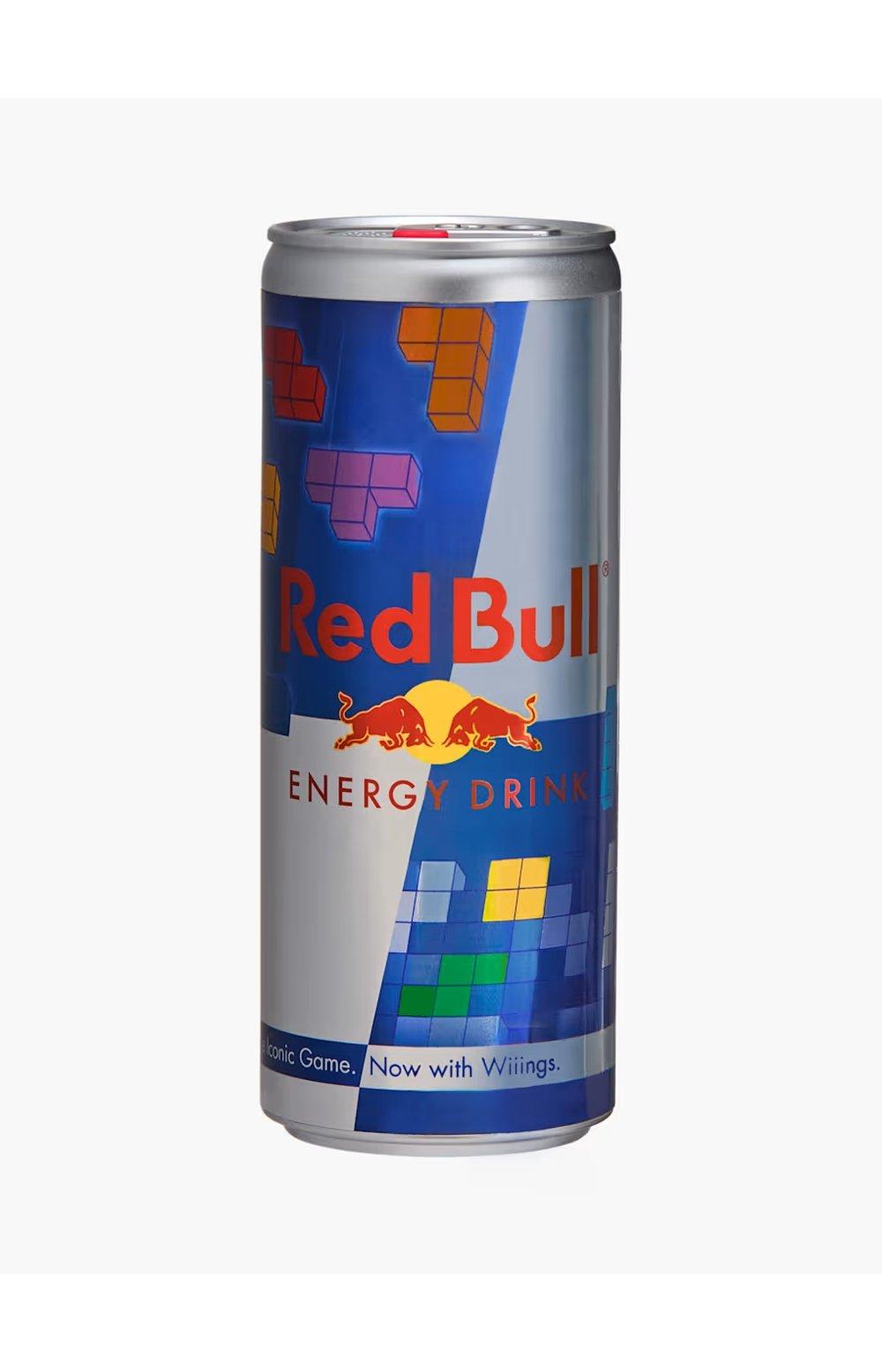 جهاز ألعاب محمول ريد بول تيتريس كان جيم، إصدار محدود بتعاون ريد بول × تيتريس، شاشة ملونة 1.55 بوصة، TETRIS-CAN-GAME – متعدد الألوان